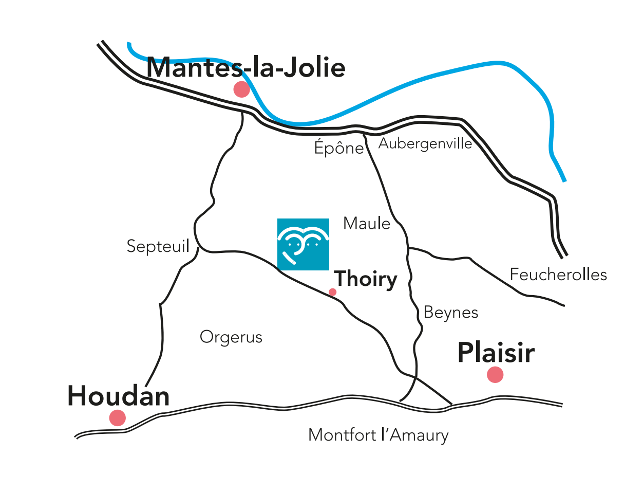 Plan d'accès — Parler Vrai Médiation, 13 Chemin du Bois Lambert, 78770 Goupillières